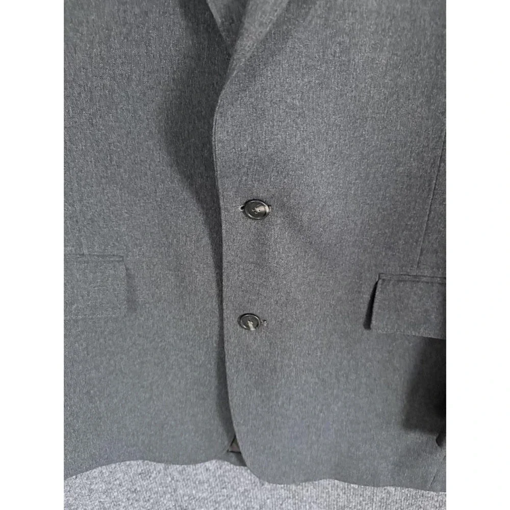 Vintage Sears The‎ Comfort Suit Blazer Mens Extra Large Gray Two Button 90s